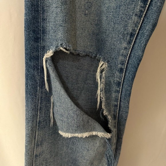 ANINE BING Distressed High Rise Straight Leg Jeans Size 27 - Picture 7 of 9